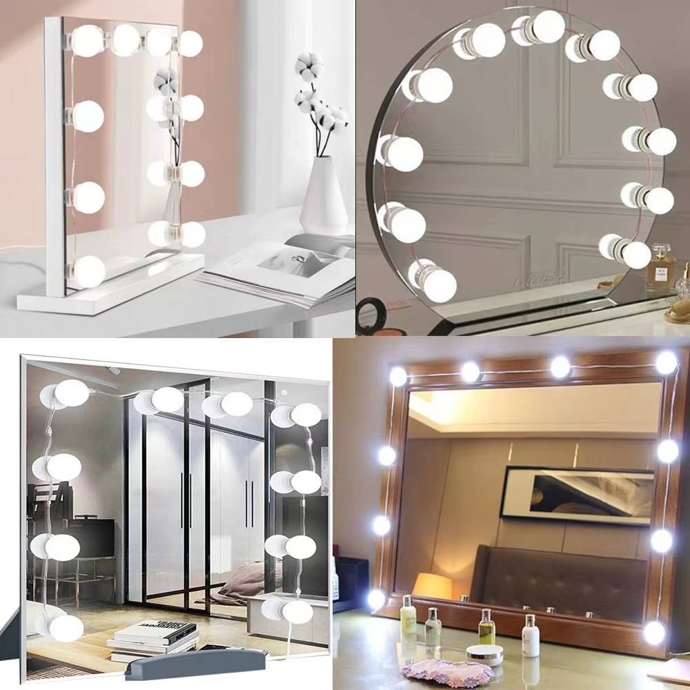 Desk Setup Lamp - LED ضوء لصق مرآة ماكياج مصابيح