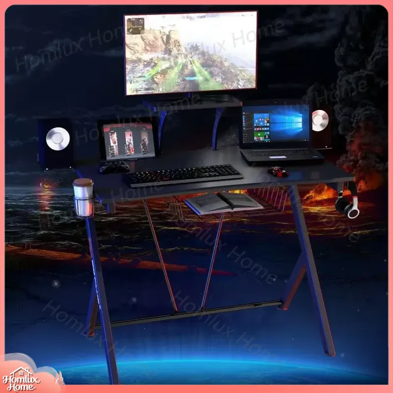 Desk Setup L Shaped - طاولة ألعاب متعددة الوظائف لتجهيزات الكمبيوتر