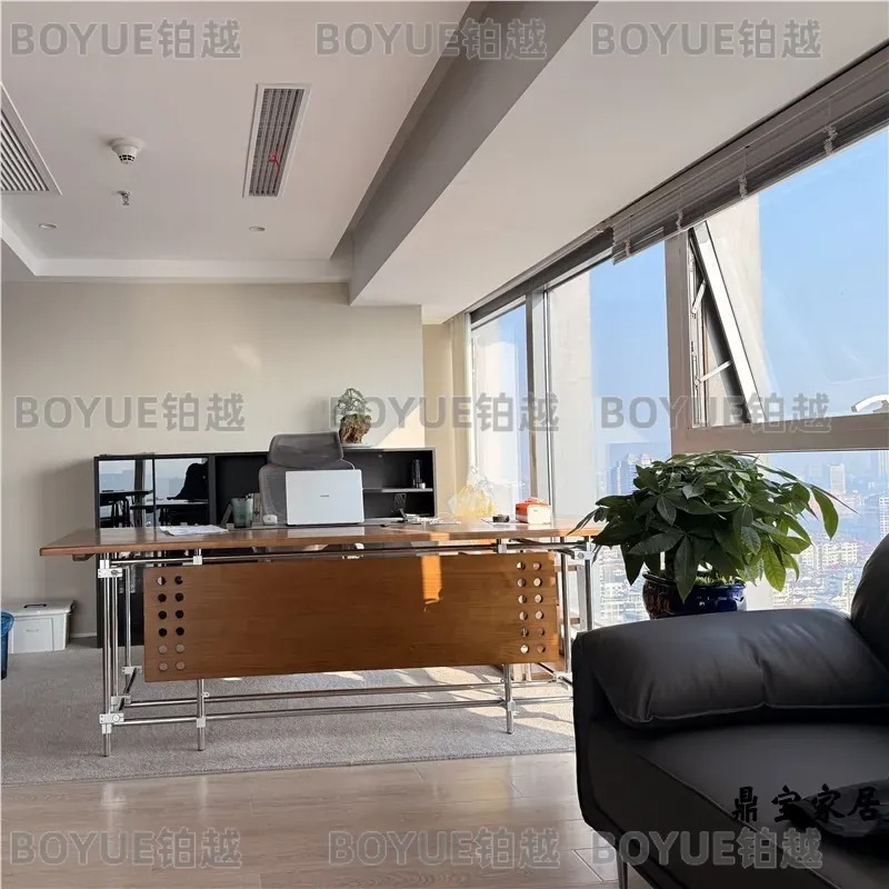 مكتب باوهاوس من الخشب الصلب بت - مراجعة Desk Setup L Shaped وسعره