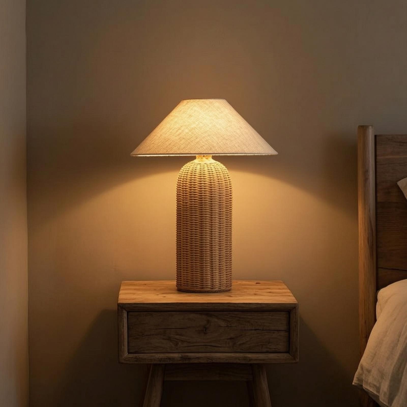 مصباح طاولة جانبي بقاعدة من ال - مراجعة Desk Setup Lamp وسعره