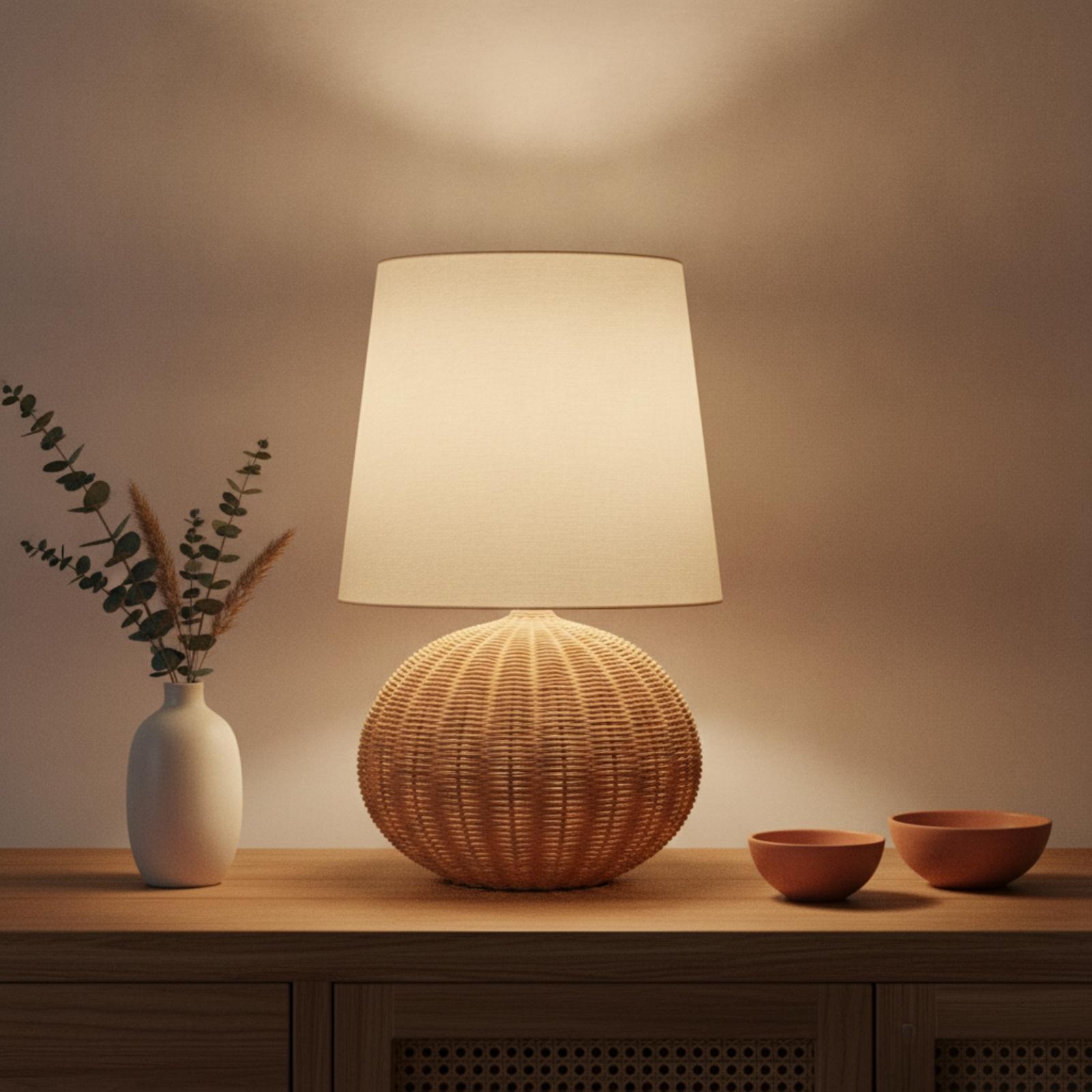 مصباح طاولة جانبي بقاعدة من ال - مراجعة Desk Setup Lamp وسعره