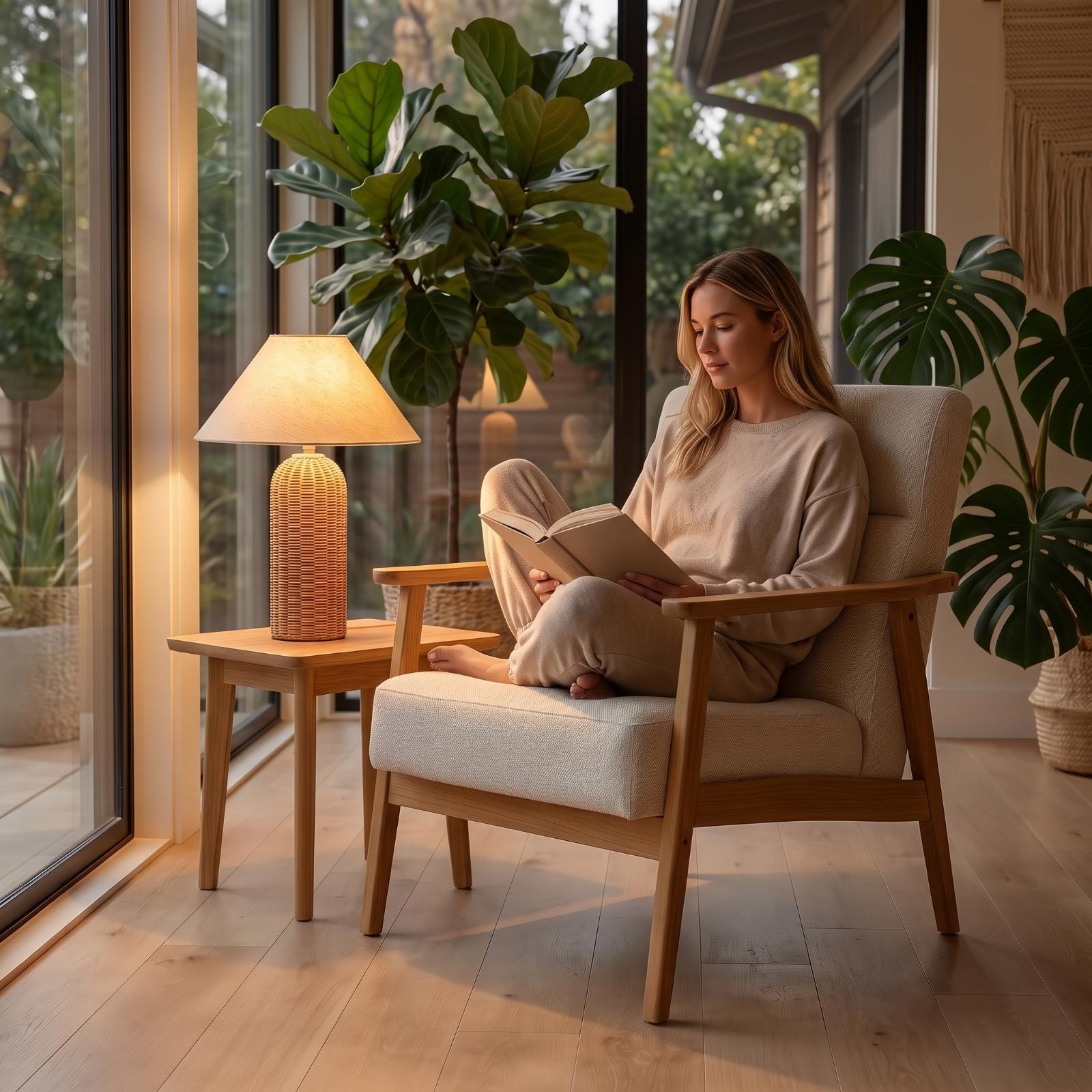 مصباح طاولة جانبي بقاعدة من ال - مراجعة Desk Setup Lamp وسعره