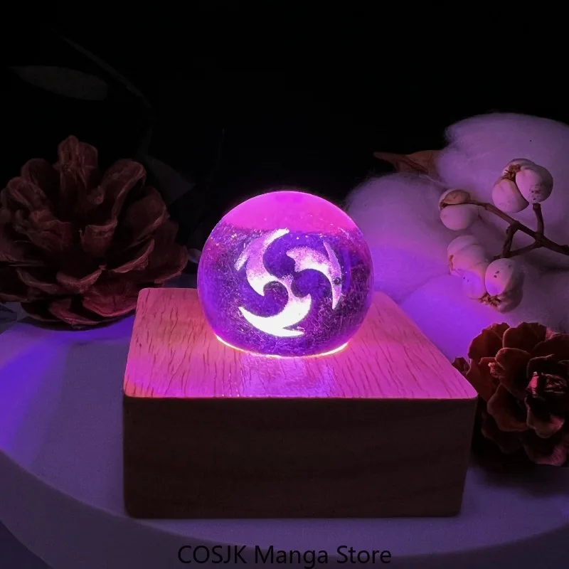 مصباح ليلي على شكل كرة زجاجية  - مراجعة Desk Setup Lamp وسعره