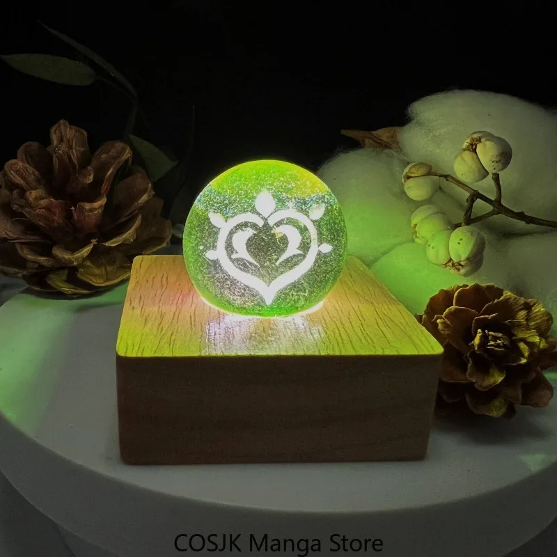 مصباح ليلي على شكل كرة زجاجية  - مراجعة Desk Setup Lamp وسعره
