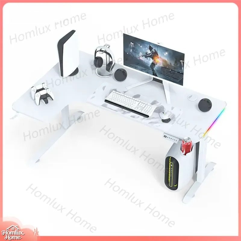 طاولة ألعاب قابلة لتعديل الارت - مراجعة Desk Setup L Shaped وسعره