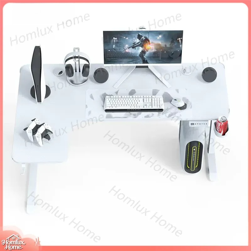 طاولة ألعاب قابلة لتعديل الارت - مراجعة Desk Setup L Shaped وسعره