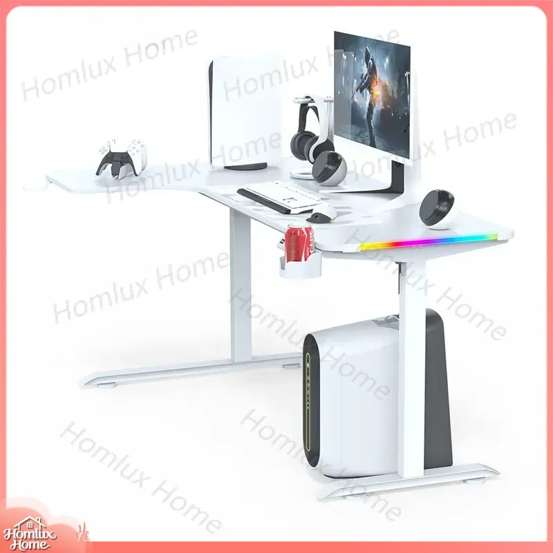طاولة ألعاب قابلة لتعديل الارت - مراجعة Desk Setup L Shaped وسعره
