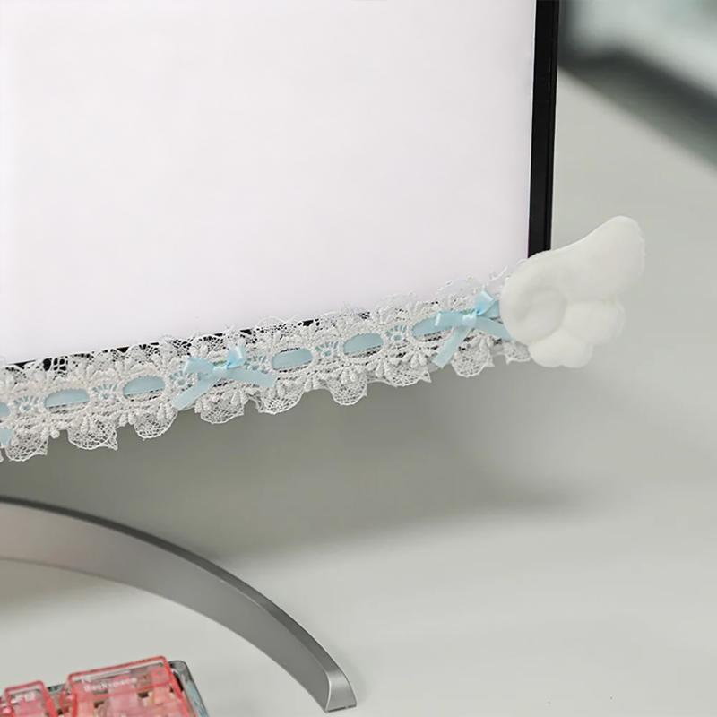 زينة شاشة مونيتور من الدانتيل  - مراجعة Setup Desk Monitor وسعره