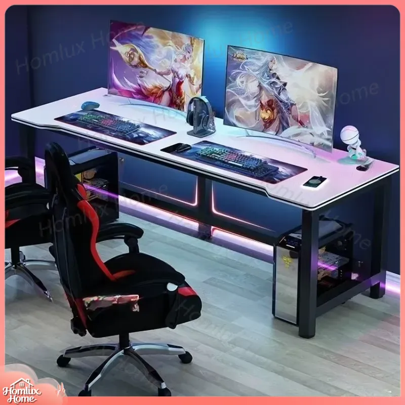 مكتب ألعاب أسود بنسيج ألياف ال - مراجعة Desk Setup L Shaped وسعره