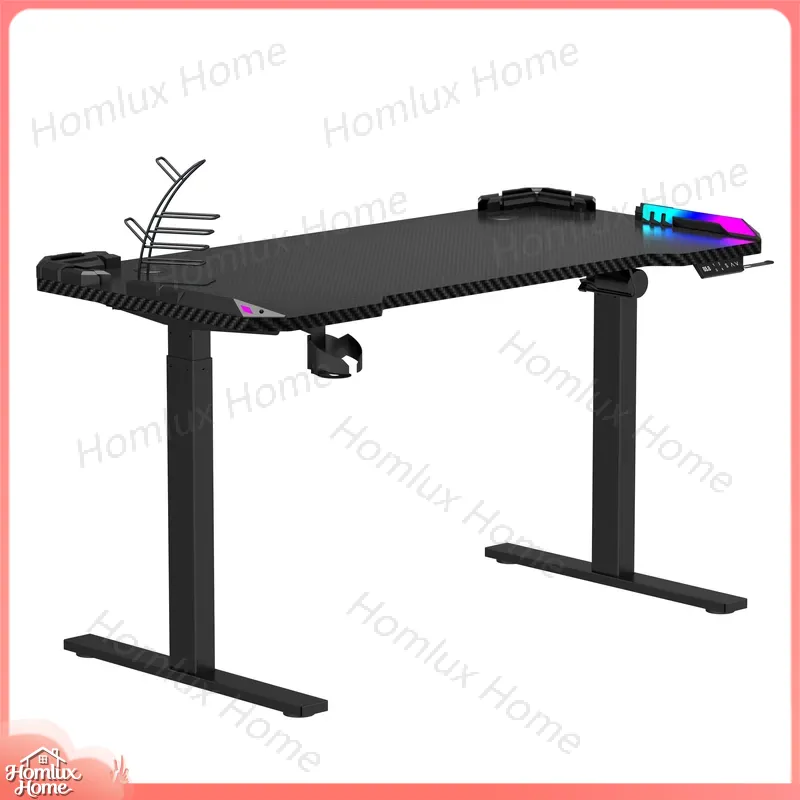 مصباح مكتب LED قابل للتعديل مع - مراجعة Desk Setup L Shaped وسعره